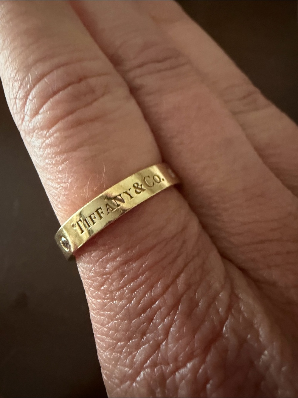 Tiffany & Co. 18k Yellow Gold Diamond Ring - Picture 4 of 10